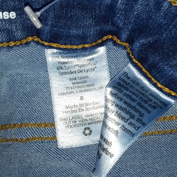 Time and Tru Women's Skinny Jeans in Blue - Picture 7 of 7